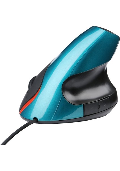USB Optik Dikey Fare Ergonomik Dik Bilek Fare 5 Düğmeli Kablolu Fare (Yurt Dışından)