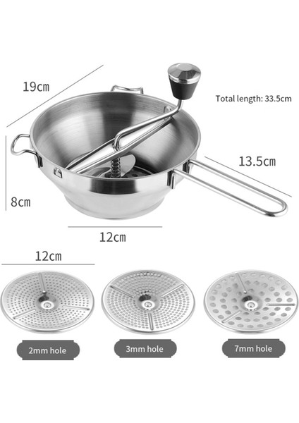 Püre Makinesi, Patates Masher, Çelik Sebze Meyveleri Öğütücü Aracı, Kabak, Yemek Değirmeni Için Pastalar Presleme (Yurt Dışından) indirimleri