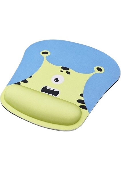 Kontrast Renk Karikatür Ifade Bilek Mouse Pad Büyük E-Spor Oyunu El Yastığı Yumuşak Kaymaz Üç Boyutlu Masa Matı (Yurt Dışından)