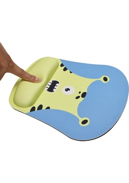 Kontrast Renk Karikatür Ifade Bilek Mouse Pad Büyük E-Spor Oyunu El Yastığı Yumuşak Kaymaz Üç Boyutlu Masa Matı (Yurt Dışından) modelleri