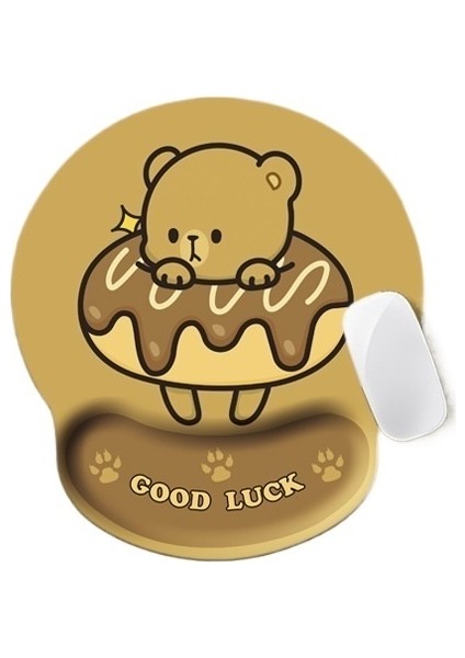 Karikatür Mouse Pad Bilek Koruyucu 3D Sevimli Kızlar Büyük Silikon Kalınlaştırılmış Oyun Bilgisayar Ofis Küçük Bilek Desteği (Yurt Dışından)