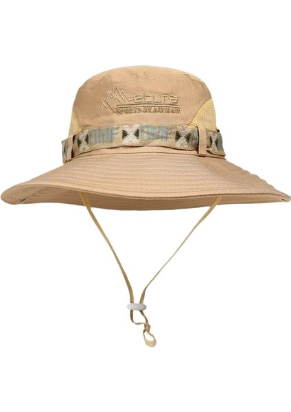 Şapka Erkekler Açık Hava Balıkçılığı Balıkçı Şapkası Erkekler Geniş Siperlikli Güneş Şapkası Yaz Güneş Şapkası Yüz Güneşini Örtmek Için Katlanabilir (Yurt Dışından)