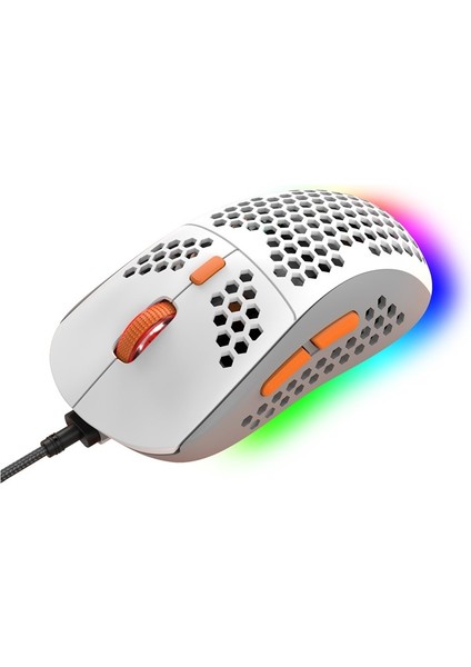 M8 Renk Eşleştirme Rgb Oyun Faresi Konuk Bilgisayar Dizüstü Bilgisayar Kablolu Makro Çözünürlüklü Hafif Fare (Yurt Dışından)
