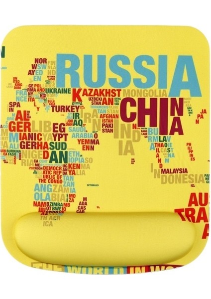 Rahat ve Sade Renkli Çizgi Roman Serisi Kauçuk Bilek Mouse Pad Kaymaz Bilek Desteği Bilek Pedi (Yurt Dışından)