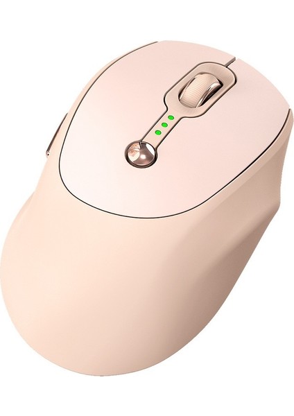 Kablosuz Fare Sessiz Pembe USB Ofis Sevimli Bluetooth Fare (Yurt Dışından)