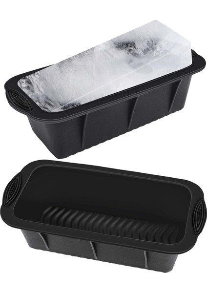 2pcs Ekstra Büyük Buz Bloğu Kalıp Buz Banyosu Için Buz Kalıpları Soğuk Dalma Veya Soğutucular Için Silikon Buz Küpü Kalıpları Buz Tepsisi (Yurt Dışından)