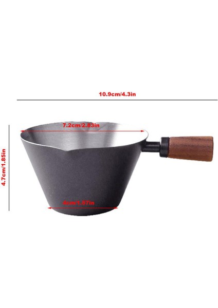 90ML Paslanmaz Çelik Ölçüm Fincan Espresso Bardaklar Küçük Kahve Sütü Sürahi Sürahi Espresso Atış Fincanı Mutfak Siyah (Yurt Dışından) fırsatları