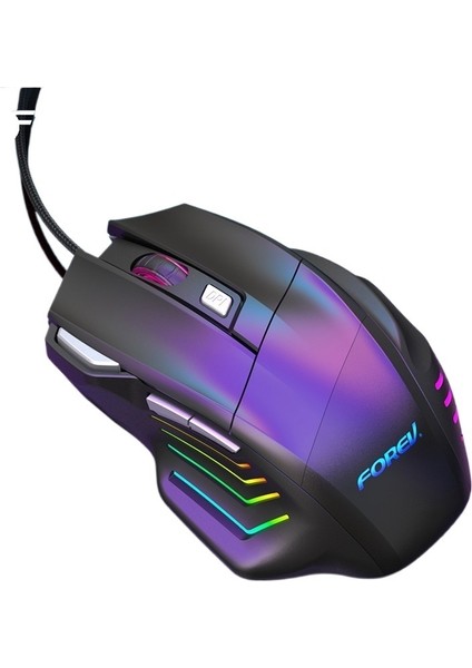 Kablolu Mekanik 7d Fare Esports Oyun Rgb Işıklı Dizüstü Bilgisayar Faresi (Yurt Dışından)