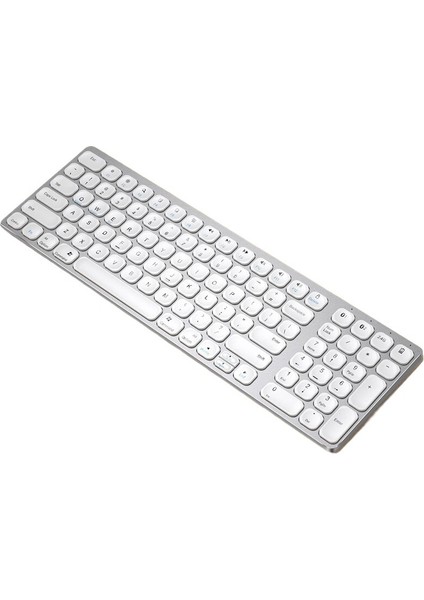 Klavye Bluetooth Ultra Ince Sessiz Çift Modlu Iş Bilgisayarı Ofis Klavyesi (Yurt Dışından)