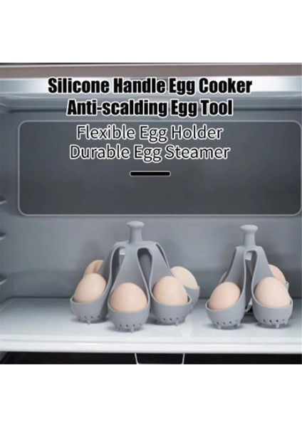 Haşlanmış Yumurta Tutucu Silikon Tapı Yumurta Ocak Silikon Yumurta Buharlayıcı Tepsisi Pişirme Için Anti-Scald Saplı, Ahır, A (Yurt Dışından) fiyatları