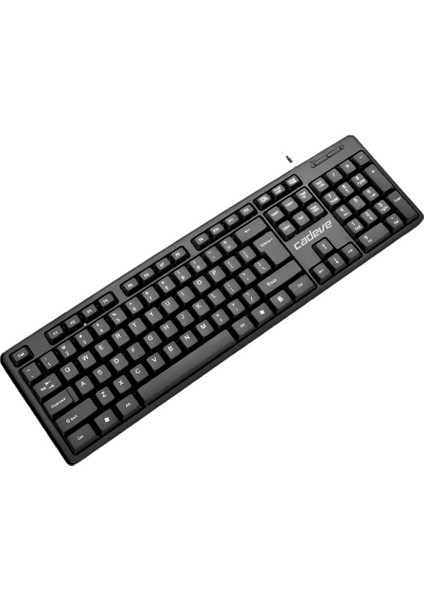 Kdw 630 Klavye Kablolu Klavye Bilgisayar Ev Iş Ofis USB Kare Klavye USB Arayüzü (Yurt Dışından)