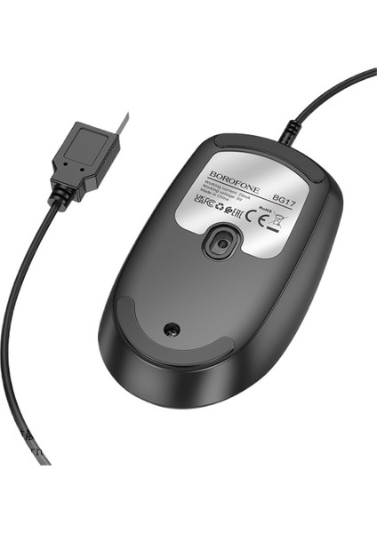 Borofone BG17 Masaüstü Dizüstü Bilgisayar Için Uygun Kablolu Iş Faresi USB Ofis Düğmeli Fare (Yurt Dışından) indirimleri