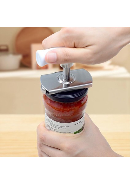 Zahmetsiz Kavanoz, Yaşlılar Için Şişe Açıcılar Kolay Açık Kapak Açıcı Ayarlanabilir Kavrama Paslanmaz Çelik Beyaz (Yurt Dışından) indirimleri