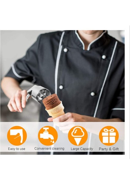 Dondurma Kepçesi Dondurma Kepçe Tetik Serbest Bırakma Dondurma Aksesuarları Büyük Hacim Kepçe Silindirik Dondurma Kepçe (Yurt Dışından) modelleri