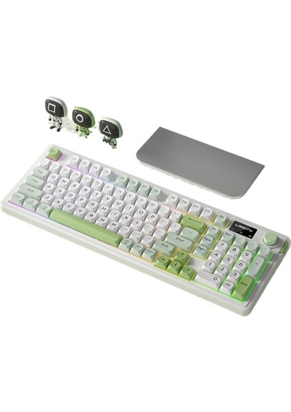 2025 Yeni Langtu L98 Üç Modlu Kablosuz Klavye Yüksek Değerli E-Spor Oyun Ofisi Sessiz Membran Klavye (Yurt Dışından)