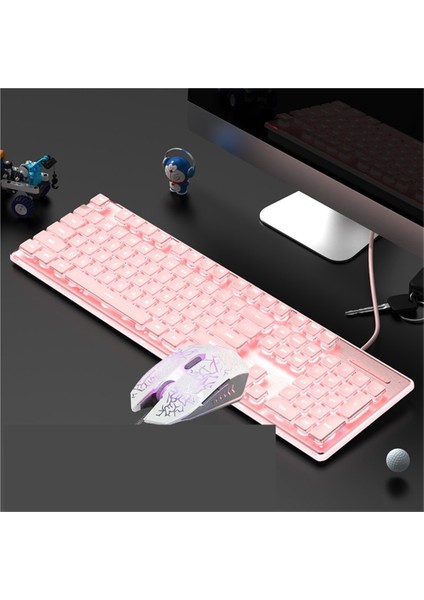 2025 Yeni Kablolu Mekanik Hisli Klavye Su Geçirmez Sessiz Ultra Ince Oyun E-Spor Masaüstü Dizüstü Bilgisayar (Yurt Dışından)