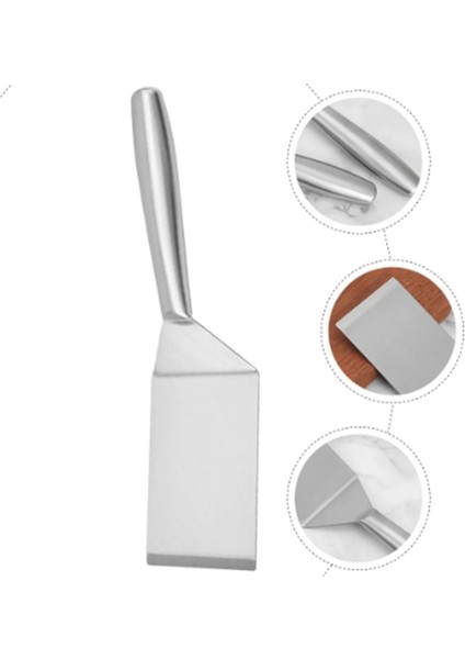 Paslanmaz Çelik Spatula Düz Spatula Büyük Balık Turner Grill Barbeque Turner Griddle Scraper Biftek Spatula Krep A (Yurt Dışından) fiyatları