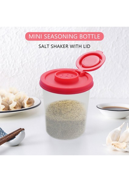 2 Orta Tuz ve Biber Shaker Nem Kanıtı, Kırmızı Kapaklı Tuzlu Tuluşma Kapaklar Plastik Hava Geçirmez Baharat Kavanoz Dispenser (Yurt Dışından) fiyatları