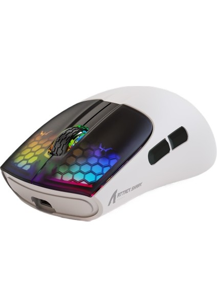 Üç Modlu Kablosuz Fare Hafif Oyun Bluetooth Kablosuz Kablolu Fare (Yurt Dışından)