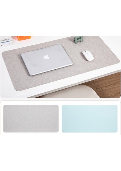 Retro Dana Derisi Masa Örtüsü Çift Taraflı Kir Tutmaz Ekstra Büyük Mouse Pad Ofis Bilgisayar Pedi Yazı Deri Altlığı Masa Örtüsü (Yurt Dışından)