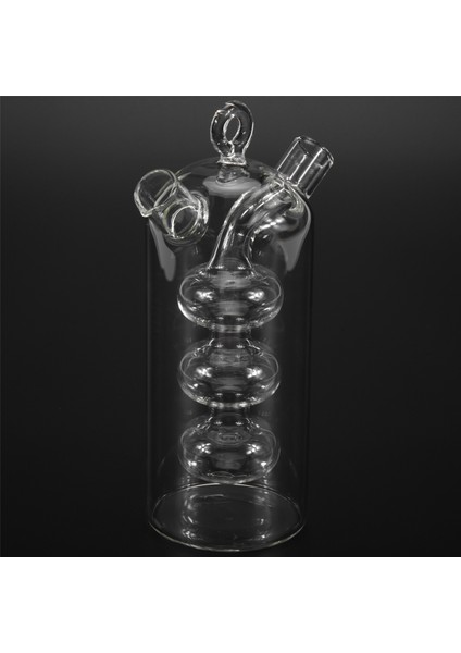 2&#39;si Çift Katmanlı Şişe Sosu Yağ Sirke Cam Şişe Çeşni Baharat Mühürlü Mutfak Depolama (Yurt Dışından)