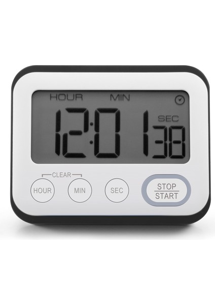 Dijital Mutfak Geri Sayım Zamanlayıcı: Öğretmenler Sınıf Sayacı Büyük LCD Loud Magnety Klip Kadınlar Basit Saat Mini Küçük Kronç Büyük Bipo Taka Saat Saniye Saniye Yemek (Yurt Dışından) fiyatları