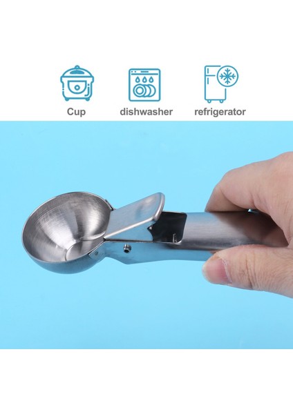 Paslanmaz Çelik Dondurma Kepçesi, Tetiklenmesi Kolay Serbest Bırakma, Rahat Antifriz Saplı Dondurma Kepçesi (Yurt Dışından) indirimleri