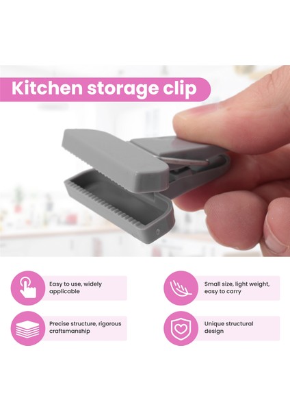 12 Adet Sızdırmazlık Çipleri Gıda Çantası Depolama Klipsleri Atıştırmalık ve Çay Poşetleri Için Renkli Sandviç Mutfak Klipleri Patates Cipsleri Sturdy (Yurt Dışından) indirimleri