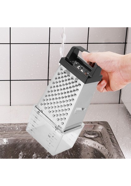 4 Taraflı Bıçaklar Peynir Sebzeleri Grater Havuç Salatalık Dilimleyici Kesici Kutusu Konteyner Mutfak Eşyaları Paslanmaz (Yurt Dışından) fiyatları