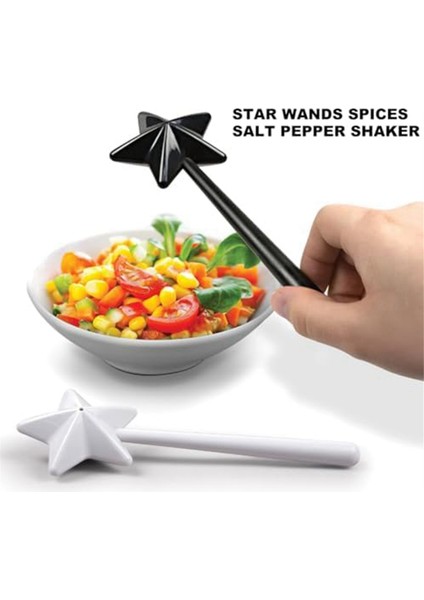 Tuz ve Karabiber Çalkalayıcı Asalar Tuz ve Karabiber Asa Çalkalayıcılar, Siyah ve Beyaz ve Pembe, Yıldız Asa Tuzu (Yurt Dışından) fiyatları