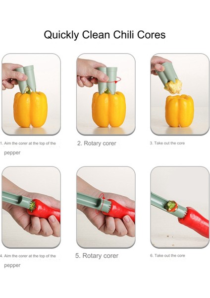 Meyve Biber Corer, Biber Cori Tohum Çıkma Aracı, Biber Tohumu Corer Sökücü, Çekirdek Pepper Corer, Sebze Hızlı Cer (Yurt Dışından) indirimleri