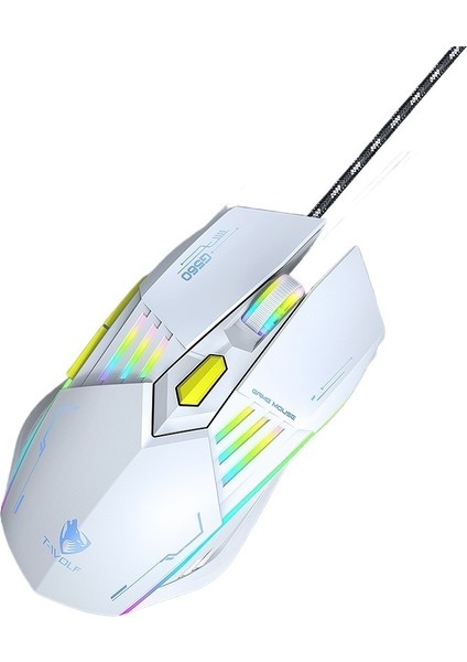 Thunderwolf G560 Oyun Faresi Kablolu Oyun Mekanik Mecha Mavi Rüzgar Üç Modlu Kablosuz Bluetooth Fare (Yurt Dışından) fiyatları