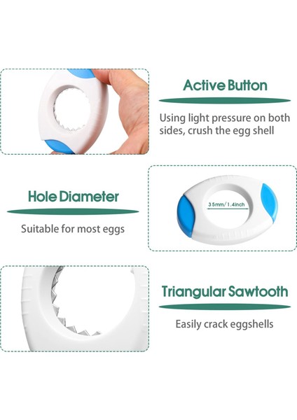 2 Paket Yumurta Kabuğu Açıcı, Yumurta Kesici Pişmiş Yumurtaların Üstlerini Hızlı Kesmek Için, Ev Pişirme Aksesuarları, Sarı (Yurt Dışından) modelleri