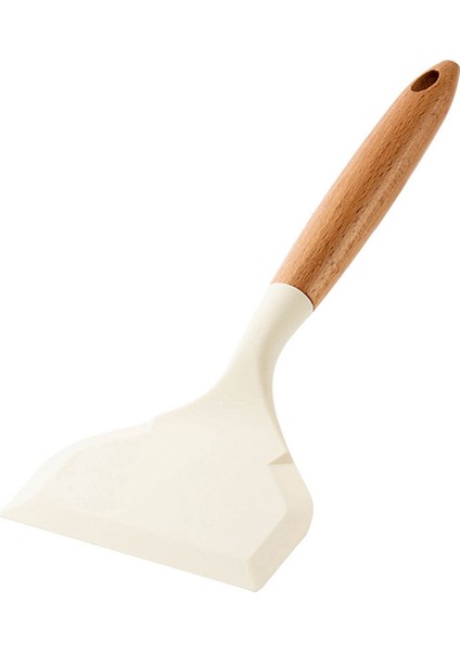 Yapışmaz Mutfak Geniş Sıyırıcı Pizza Pişirme Araçları Silikon Spatula Pişirme Assanslar Kürek Spatula Kitchenware C (Yurt Dışından)