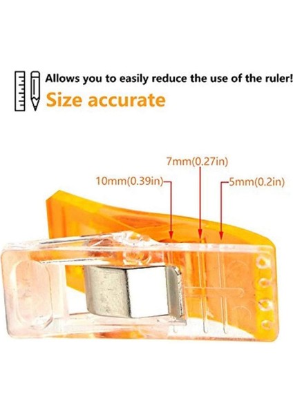 Premium Plastik Klipler 100 Paket Dikiş Klipsleri ve Teneke Kutu, Çeşitli Renkler, 1 Dikiş Bant Memperi (Yurt Dışından) modelleri