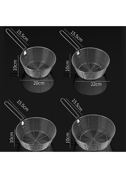 Süzgeç Sepeti Ince Örgü Yapışmaz Alt Katlanabilir Tutamak Anti-Ölçeklendirme Anti-Ölçekli Isıya Dayanıklı Paslanmaya Dayanıklı Kitc 22CM (Yurt Dışından) indirimleri