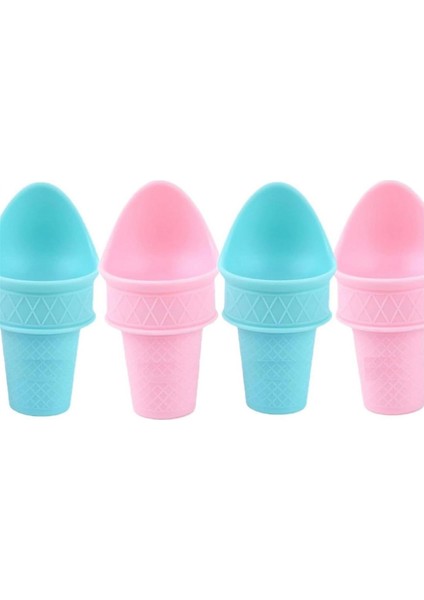 Dondurma ve Popsicle Alet Seti Dondurma Kaşık, Yeniden Kullanılabilir Mini Kepçe Konileri Seti, Iyi Kavrama Plastik Kurabiye Pişirme D (Yurt Dışından)