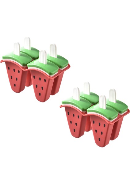Dondurma Popsicles Kalıp Kalıplar Için Karpuz Şekilli Buz, Diy Buz Popsi Silikon Buz Kalıpları Için Ev Yapımı Popsicles Aletleri (Yurt Dışından) fiyatları