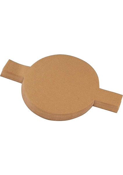100PCS Öncül Çember Kek Pan Astarları Yuvarlak Yapışmaz Parşömen Kağıdı Fırınlama Için Asansör Sekmeleri ile Kahverengi 8 Inç (Yurt Dışından)