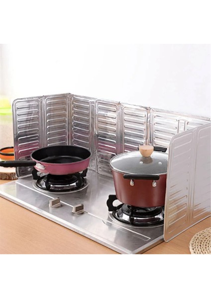 Mutfak Pişirme Kızartma Yağı Sıçrama Ekranı Kapağı Anti -Sıçrama Kalkan Koruyucusu Alüminyum Folyo Haşhalı Kanıtı Koruma, Bir (Yurt Dışından) modelleri