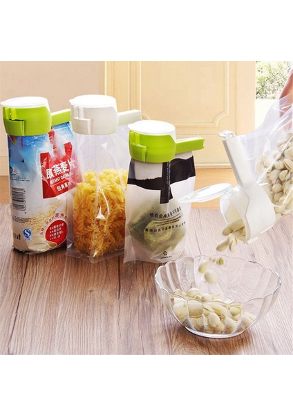 Çanta Yiyecek Sızdırmazlık Sızdırmazlık Klip Snack Süt Toz Taze Tutma Nem Döteleme Klip Mutfak Baharat Klip B (Yurt Dışından) modelleri