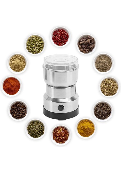 Premium Elektrikli Tahıl Değirmeni, Çok Işlevli Kahve Öğütücü, Ultra Ince Kahve Için 150W, Baharatlar, Otlar ve Daha Fazla Au Fişi (Yurt Dışından) modelleri