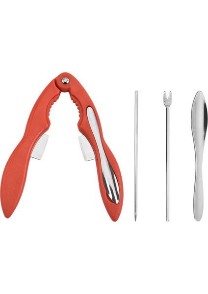 4pcs Yengeç Krakerleri ve Araçlar Taşınabilir Deniz Ürünleri Krakerleri ve Araçlar Çok Fonksiyonlu Yengeç Bacak Krakerleri Araç Kiti (Yurt Dışından) fiyatları