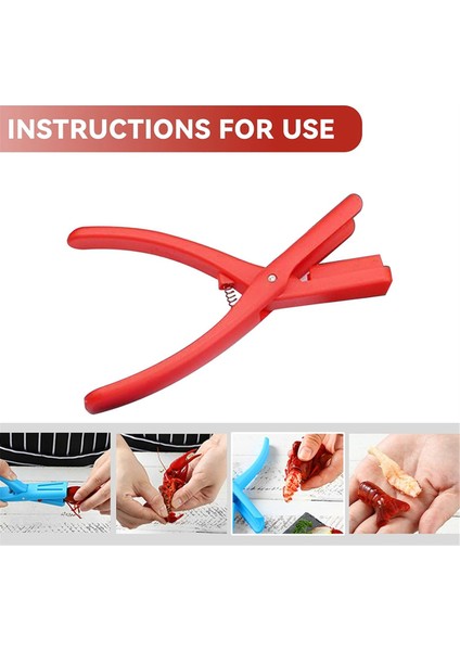 Kerevit Soyucu, Kerevit Shucker, Pişmiş Karides Kuyruklarını Soymak Için Kerevit Shopler Aracı, Kerevit Bombardıman Cihazı, Mavi (Yurt Dışından) fırsatları