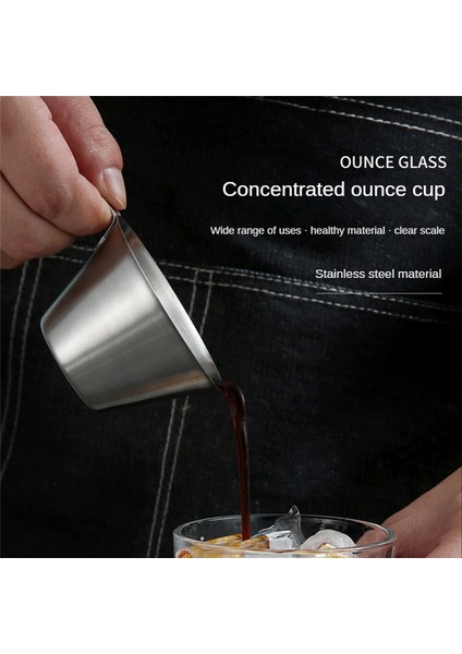 Espresso Atış Fincanları Tutamaçlı 90ML Espresso Ölçüm Kupası 2 Paket Paslanmaz Çelik Dökme Fincan Kahve Espresso (Yurt Dışından) fiyatları