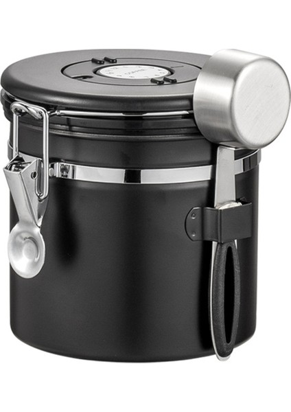 Kahve Çekirdek Hava Geçirmez Mutfak Gıda Depolama Organizatör Konteyner Kutusu Gıda Sınıfı Ambalaj Depolama Taze Solunum Kutuları, B (Yurt Dışından) indirimleri