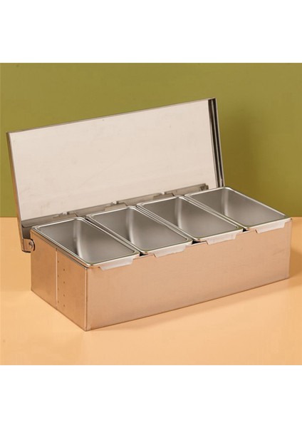 3 Bölüm Baharat Kutusu Paslanmaz Çelik Malzemeler Kutu Peynir Sosu Tuz Şeker Kutusu Baharat Kavanoz Pişirme Aracı (Yurt Dışından) fırsatları