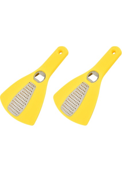 Şişe Açıcı Grater Iki Tek Bir Alet, Sebze Grateri, Bira Kapağı Açıcı Mutfak Yardımcı Hediye Sarı (Yurt Dışından)