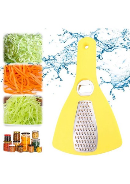 Şişe Açıcı Grater Iki Tek Bir Alet, Sebze Grateri, Bira Kapağı Açıcı Mutfak Yardımcı Hediye Sarı (Yurt Dışından) fiyatları