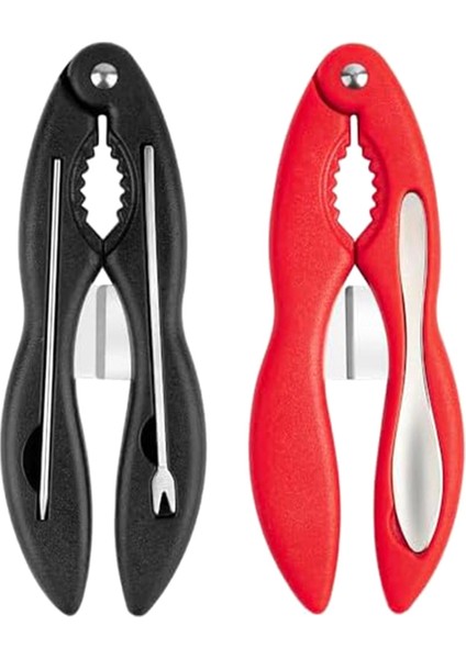 2pcs Yengeç Krakerleri ve Alet Çok Fonksiyonlu Yengeç Bacak Krakeri Verimli Istakoz Krakerleri Sağlam Deniz Ürünleri Krakerleri ve Alet (Yurt Dışından)